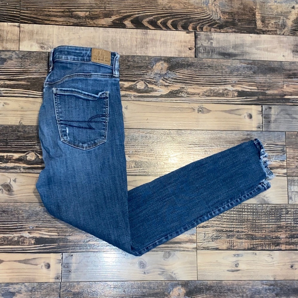 American Eagle Outfitters Dark Blue Skinny Jeans